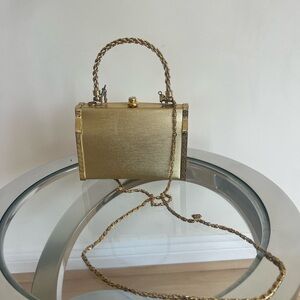 Elegant Gold Women's Handbag